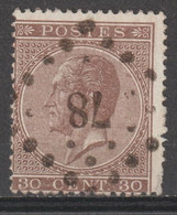 N° 19 - Lp. 78  Châtelineau Coba+2 - 1865-1866 Profile Left