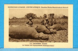 EXPEDITION CITROEN Du 28/10/1924 Au 26/06/1925 (LA CROISIERE NOIRE) - * LA CHASSE AUX HIPPOPOTAMES DANS OUBANGUI-CHARI * - Afrika