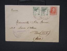 ESPAGNE - Enveloppe De Comillas Pour Paris Avec Censure En 1938 - à Voir - Lot P7548 - Nationalists Censor Marks