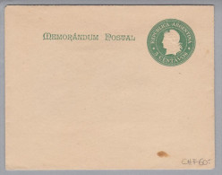 Argentinien 1900 Ganzsache 5Cent Gr.Bild Braun + 100 R. - Postal Stationery