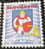Slovakia 1996 City Arms - Senica 6sk - Used - Used Stamps