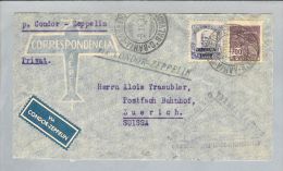 Brasilien 1933-09-08 Zeppelin-Brief Bahia Nach Zürich - Storia Postale