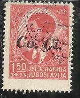 OCCUPAZIONI ITALIANA ITALY ITALIA LUBIANA 1941 Co. Ci. 1,50 D USATO USED OBLITERE´ - Ljubljana