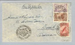 Brasilien S.Paulo 1931-09-19 Condor Zeppelin In Die Schweiz - Luftpost