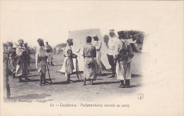 MAROC. CASABLANCA. . N 62. PARLEMENTAIRES AMENES AU CAMP.  CPAA - Casablanca