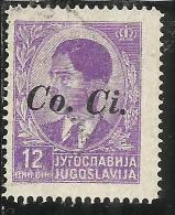 OCCUPAZIONI ITALIANA ITALY ITALIA LUBIANA 1941 Co. Ci. 12 D USATO USED OBLITERE´ - Lubiana