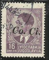 OCCUPAZIONI ITALIANA ITALY ITALIA LUBIANA 1941 Co. Ci. 16 D USATO USED OBLITERE´ - Lubiana