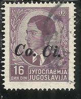 OCCUPAZIONI ITALIANA ITALY ITALIA LUBIANA 1941 Co. Ci. 16 D USATO USED OBLITERE´ - Lubiana