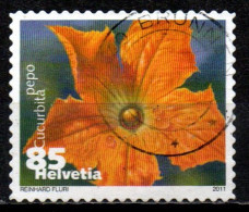 * 2011 Svizzera - Zucchini (Cucurbita Pepo) Nr. Yvert 2120 Usato - Used Stamps