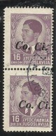 OCCUPAZIONI ITALIANA ITALY ITALIA LUBIANA 1941 Co. Ci. 16 D COPPIA USATA PAIR USED OBLITERE´ - Lubiana