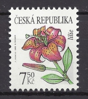 Czech  Republic 2005 MNH  ** Mi 422 Sc 3262 Flowers, Lily.Tschechische Republik - Unused Stamps