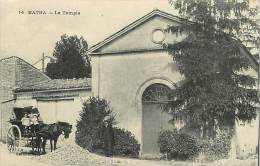 Charente Maritime -ref F659- Matha - Le Temple - Theme Temples - Carte Bon Etat  - - Matha