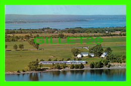 BURLINGTON, VT -  SHORE ACRES RESORT MOTEL, ON THE SHORE OF LAKE CHAMPLAIN - TRAVEL IN 1963 - - Burlington