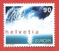 SVIZZERA MNH - 2001 - EUROPA - L'acqua Ricchezza Naturale - 0,90 Fr. - Michel CH 1757 - Neufs