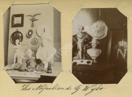 Petites Photos Des Napoléon De G. Wybo. Statues, Médailles. Vers 1898. - Alte (vor 1900)