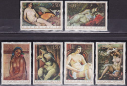 Yugoslavia 1969. Art, Reproduction Nudes, MNH(**) Mi 1352/57 - Ungebraucht