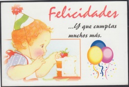 1999-EP-114 CUBA 1999. Ed.NO CATALOGADA. SPECIAL DELIVERY. POSTAL STATIONERY. NIÑO CON TARTA. CHILDREN. UNUSED. - Covers & Documents