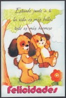 1999-EP-117 CUBA 1999. Ed.NO CATALOGADA. SPECIAL DELIVERY. POSTAL STATIONERY. PERROS. DOGS. FLOWERS. UNUSED. - Lettres & Documents