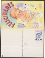 1999-EP-142 CUBA 1999. Ed.38Ac. SPECIAL DELIVERY. POSTAL STATIONERY. ERNEST HEMINGWAY. NIÑO. CHILDREN. CARTULINA GRUESA. - Covers & Documents