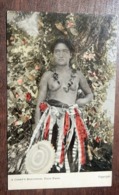 Carte Postale Ancienne : A Chief's Daughter, PAGO PAGO, Naked, Seins Nus, TRES RARE - American Samoa