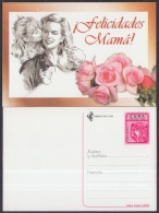 2000-EP-55 CUBA 2000. Ed.46h. MOTHER DAY SPECIAL DELIVERY. POSTAL STATIONERY. ROSAS. ROSES. FLOWERS. UNUSED. - Cartas & Documentos