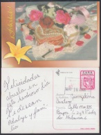 2000-EP-77 CUBA 2000. Ed.46b. MOTHER DAY SPECIAL DELIVERY. POSTAL STATIONERY. COFRES Y ROSAS ROJAS. ROSES. FLOWERS. CANC - Covers & Documents