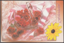 2000-EP-78 CUBA 2000. Ed.46a. MOTHER DAY SPECIAL DELIVERY. POSTAL STATIONERY. CISNE DE CRISTAL. ROSAS. FLOWERS. UNUSED. - Brieven En Documenten