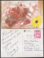 2000-EP-81 CUBA 2000. Ed.46a. MOTHER DAY SPECIAL DELIVERY. POSTAL STATIONERY. CISNE DE CRISTAL. ROSAS. FLOWERS. CANCELAD - Storia Postale