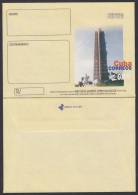 2000-EP-94 CUBA 2000. Ed.8. SOBRE CARTA. POSTAL STATIONERY. PLAZA DE LA REVOLUCION. ERROR BLUE INK DISPLACED. UNUSED. - Covers & Documents