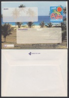 2000-EP-106 CUBA 2000. Ed.9. SOBRE CARTA. POSTAL STATIONERY. VARADERO BEACH. ERROR BLACK INK DISPLACED. UNUSED. - Briefe U. Dokumente