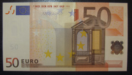 50 EURO J093G4 DRAGHI Serie S72 Italy Italia Perfect UNC - 50 Euro