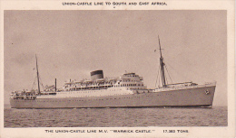 PC Union-Castle Line To South And East Africa - M.V. Warwick Castle  (16445) - Steamers