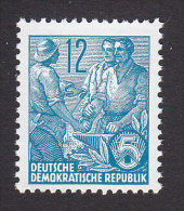 DDR. Scott #192, Mint Never Hinged, Worker, Peasant, Intellectual, Issued 1953 - Nuovi