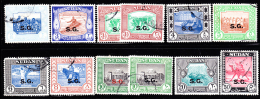 Sudan Officials Set Of 11 Scott O51-61 Used - Soedan (...-1951)