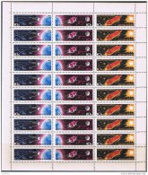 RUSSIA USSR SPACE 1963 Scott 2732a-f Complete Sheet CV$37.00 Rare !!! - Collections