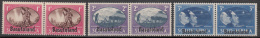 Basutoland     Scott No.  29-31    Unused Hinged   Year  1945 - 1933-1964 Kronenkolonie