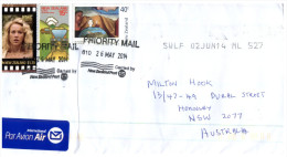 (339) Air Mail Letter From New Zealand To Australia - 2014 - Briefe U. Dokumente