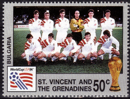 SAINT VINCENT  N ° 2119  * *  (  Bulgarie)    Cup 1994 Football  Soccer  Fussball - 1994 – États-Unis