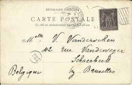 FRANCIA TP CON MAT EXPOSITION UNIVERSELLE 1900 PARIS - 1900 – Parigi (Francia)