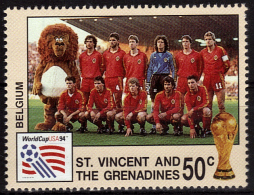 SAINT VINCENT  N ° 2102  * *  (  Belgique )    Cup 1994 Football  Soccer  Fussball - 1994 – États-Unis
