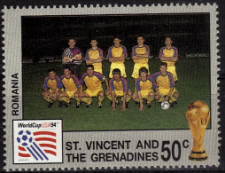 SAINT VINCENT  N ° 2112  * *  (  Roumanie )    Cup 1994 Football  Soccer  Fussball - 1994 – États-Unis