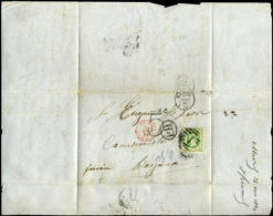 SPAIN 1864 MADRID ENTIRE LETTER TO BAYONNE, FRANCE - ...-1850 Prefilatelia