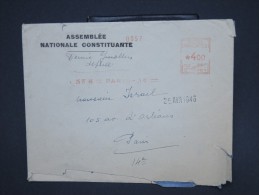 FRANCE - Enveloppe De L'Assemblée Nationale Pour Paris En 1931 Avec Obl. Mécanique - à Voir - Lot P7589 - EMA (Printer Machine)