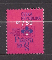 Czech Republic  Tschechische Republik  2006 MNH **Mi  497 Sc  3327 Logo Of The World Exhibition Of Postage Stamps PRAGA - Neufs