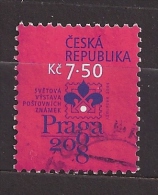 Czech Republic  Tschechische Republik  2006 ⊙ Mi  497 Sc  3327 Logo Of The World Exhibition Of Postage Stamps PRAGA - Gebraucht