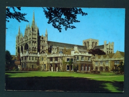 ENGLAND  -  Peterborough Cathedral  Used Postcard As Scans - Sonstige & Ohne Zuordnung