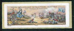 Timbre** De Dist. De 2015 LISA 1 " *0,68  €  - Salon Philatelique De Pritemps Pais 2015" - 2010-... Illustrated Franking Labels