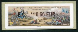 Timbre** De Dist. De 2015 LISA 2 "EC ***0,66  €  - ECOPLI - Salon Philatelique De Pritemps Pais 2015" - 2010-... Abgebildete Automatenmarke