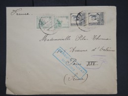 ESPAGNE- Enveloppe De Santander Pour Paris En 1937 Avec Censure Militaire - à Voir - Lot P7606 - Nationalistische Censuur