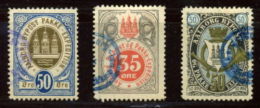 DENMARK LOCAL AALBORG STAMPS 1886/7 - Ortsausgaben